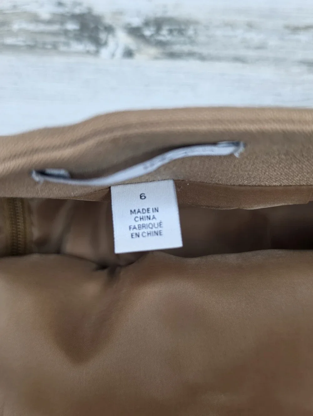 Halogen Brown Pencil Skirt Size 6 High Waist Stretch Career Office Y2K Classic